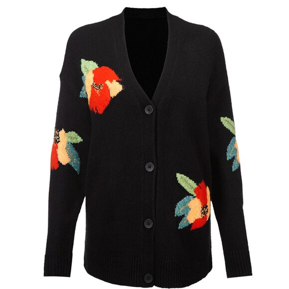 CABI COMING UP ROSES CARDIGAN - Picture 1 of 1